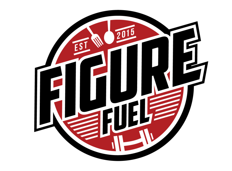 Figure Fuel Fitness Restaurant Logo by Erin Miller on Dribbble