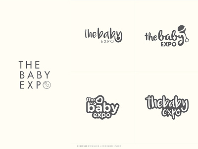 Logo in Progress Shots - Baby Expo baby baby expo branding in progress logo logodesign