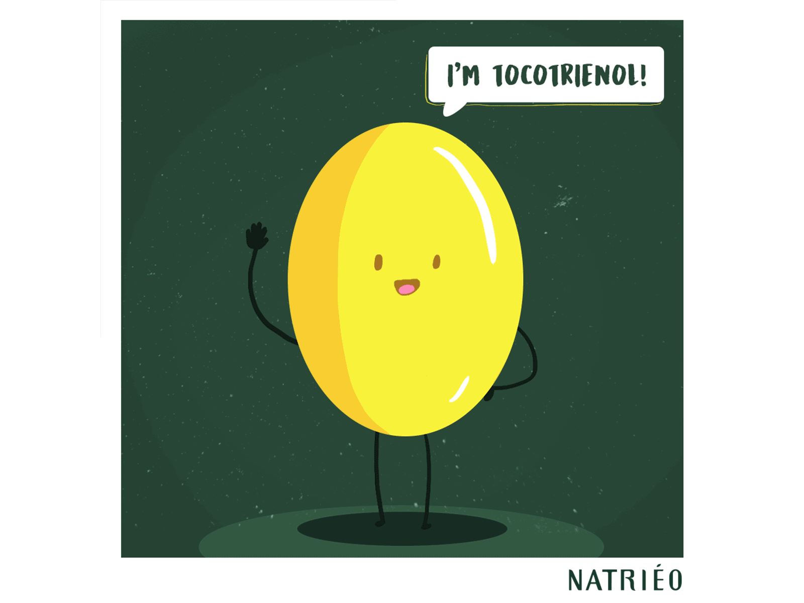 Comic Strip Illustration - Natrieo Tocotrienol Vitamin E Power comic strip electron free radical illustration palm oil supplement tocotrienol vitamin vitamin c vitamin e