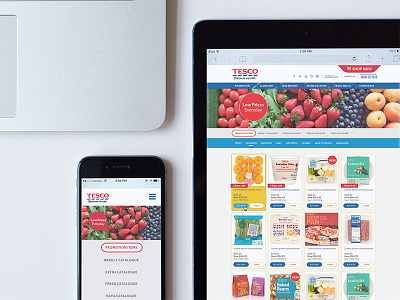 Tesco Website Design ecommerce graphic design ux ux ui web design website