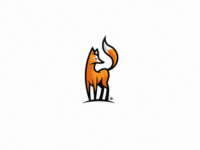 Fox | Logo branding commercial cool for sale fox fresh icon logo orange