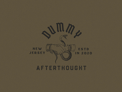 DUMMY branding design graphic design illustration logo typography vector