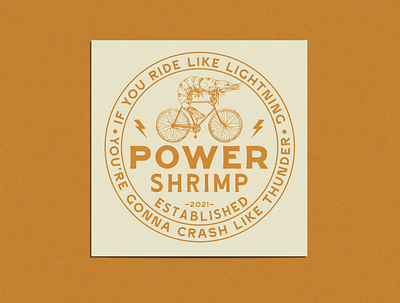 POWER SHRIMP branding design graphic design illustration logo typography vector