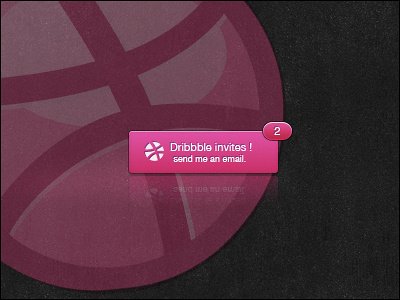 Dribbble invites giveaway II 2 design dribbble email france invites mathieubrg paris pink ui