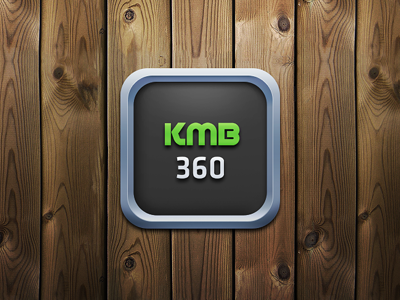 Ios icon for KMB 360 4s app france icon ios iphone kmb mathieubrg paris retina