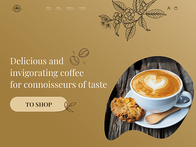 Coffee Shop branding design logo ui ux web design