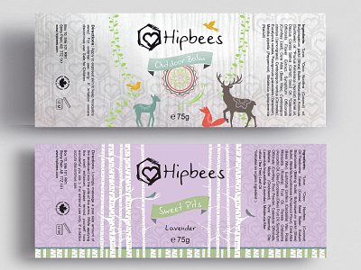 Hipbees Label Design branding design graphic design illustration vector