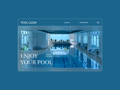 Site for pool cleaning and maintenance service adobe architecture cleaning cta design exterior maintenance pool service swimming
