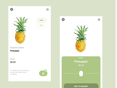 Pineapple app design ui ux