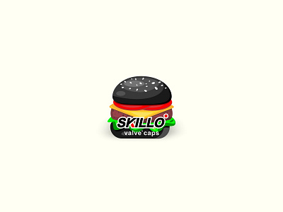 SKILLO Burger Black Holl series valve caps