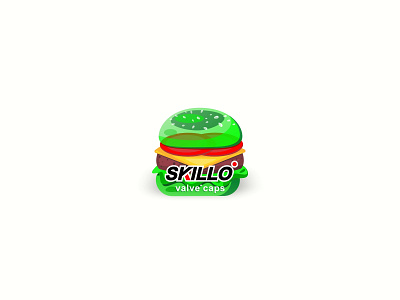 SKILLO Burger Green Beer series valve caps branding collection design graphic design illustration logo motion graphics ui