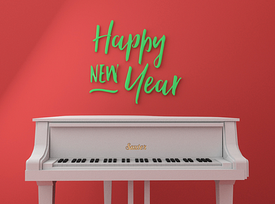 Happy new year :) 3d graphic design