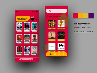 Concept Movie App 3d animation app branding design graphic design icon illustration logo mobile movie phone theatre ui ux vector web