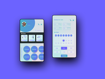 Hospital App Concept Desing UI/UX