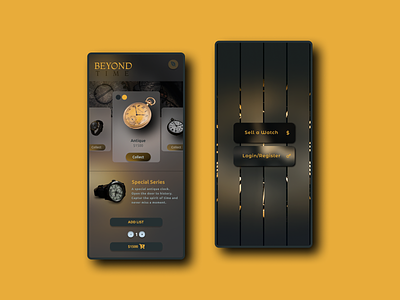 Watch Collecting MobileApp UI
