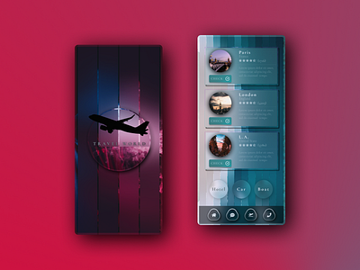 Travel App Mobile UI app apple art behance branding design dribbble figma graphic design holiday icon illustration logo mobile sketch travel ui ux vector xd