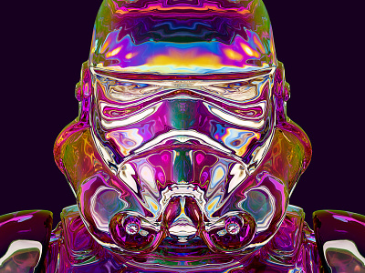 Not so dark side after all? army dark side darth vader imperial iridescent jedi march rainbow star wars stormtrooper trooper