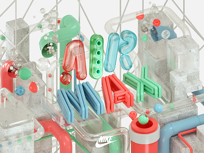 NIKE Air Max Day 2016 2016 3d air day design machineast max nike shoes sneakers sports typography
