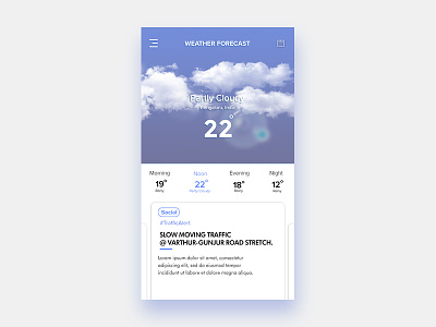 #daily UI - Weather App forecast ui ux weather