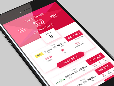 #Daily UI - Bus Booking App appdesign bus i ux redbus u