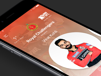 #Daily UI _Sports Player card cricket ipl players sports sportsman