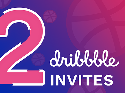 2 x Invites dribbble invite invites players ui