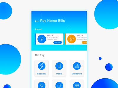 #Daily Ui Challange   Bill Pay