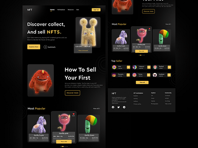 NFT website design