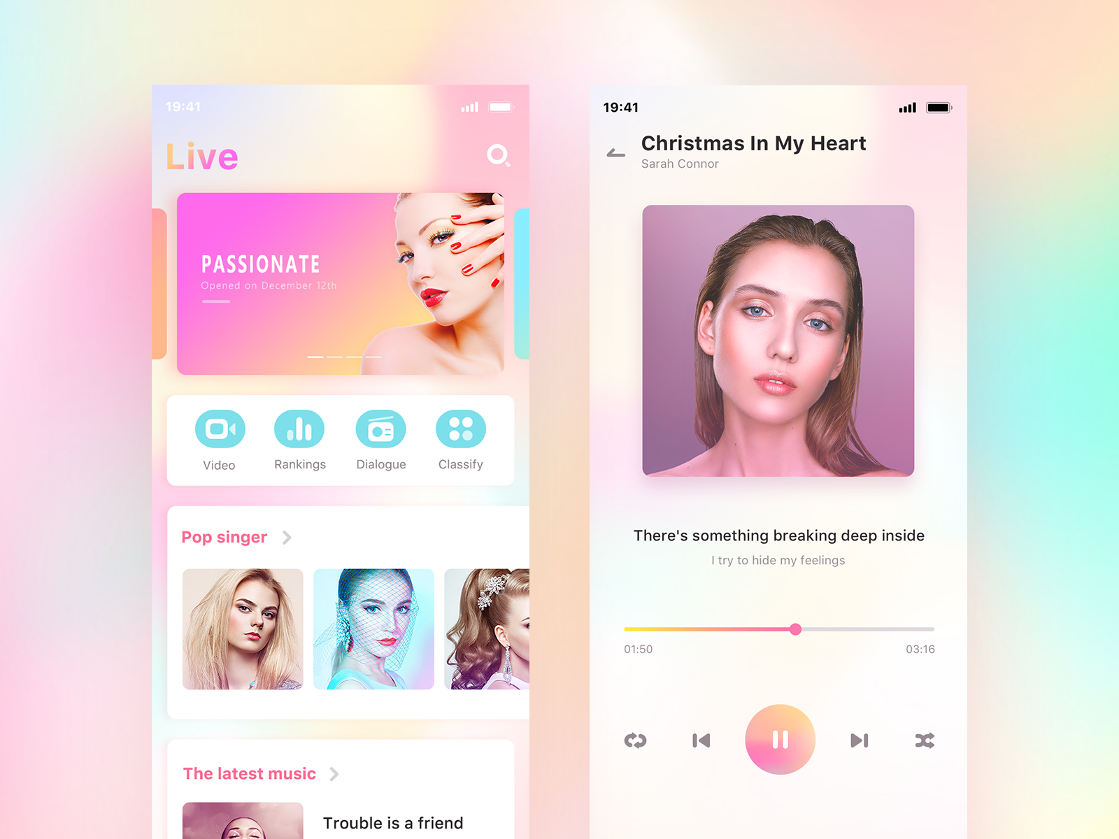 Music video live concept design by YQ on Dribbble