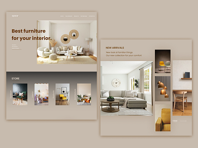 furniture store homepage