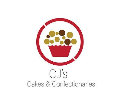 Cake logo graphic design logo
