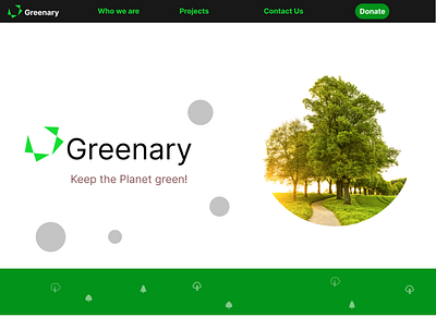 Greenary Web app UI Desktop figma ui ux