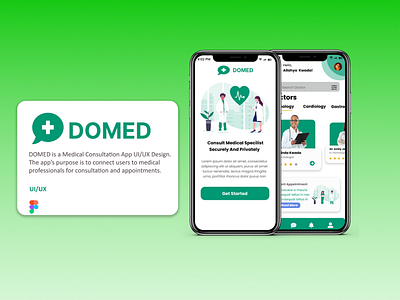 Medical Consultancy App UI/UX Design Project