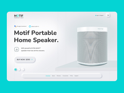 Motif - Product Landing Page