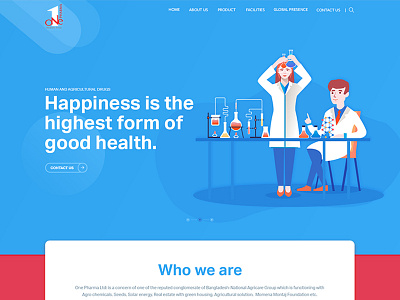 Website design for Onepharma