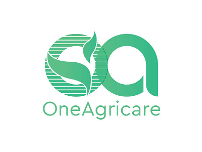 Oneagricare-Logo agricare agricltur branding design flower icon illustration logo logo design mascot nature social ui ux