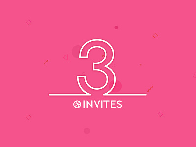 3x Dribbble Invites