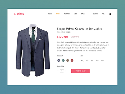 Clothee Product by Aqib Mushtaq on Dribbble