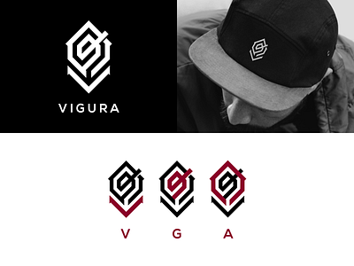 Vigura branding graphic design logo