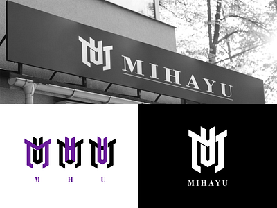 Mihayu branding graphic design logo monogram