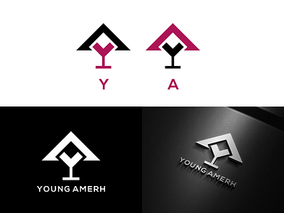 Young Amerh branding graphic design logo