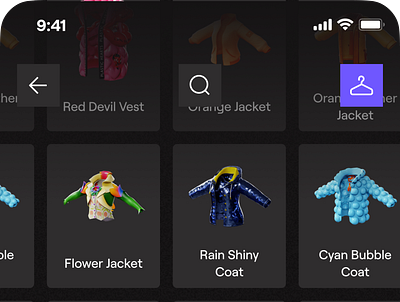 Create your personal closet for the metaverse 3d animation app avatars branding crypto design graphic design motion graphics ui