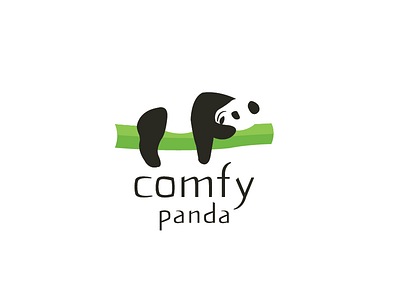 Comfy Panda branding identity latvia logo panda