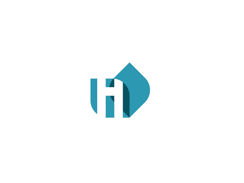 Healhinese logo process gif h health heathiness i icon illustration leaf logo negative space process