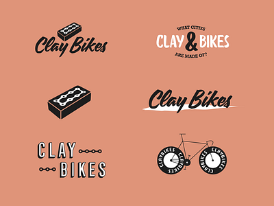 Clay Bikes Branding / Logoset