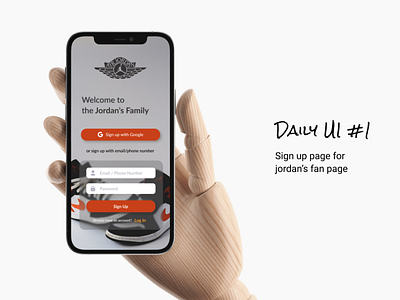 Daily UI #1 - Sign Up Page dailyui sign up signuppage ui
