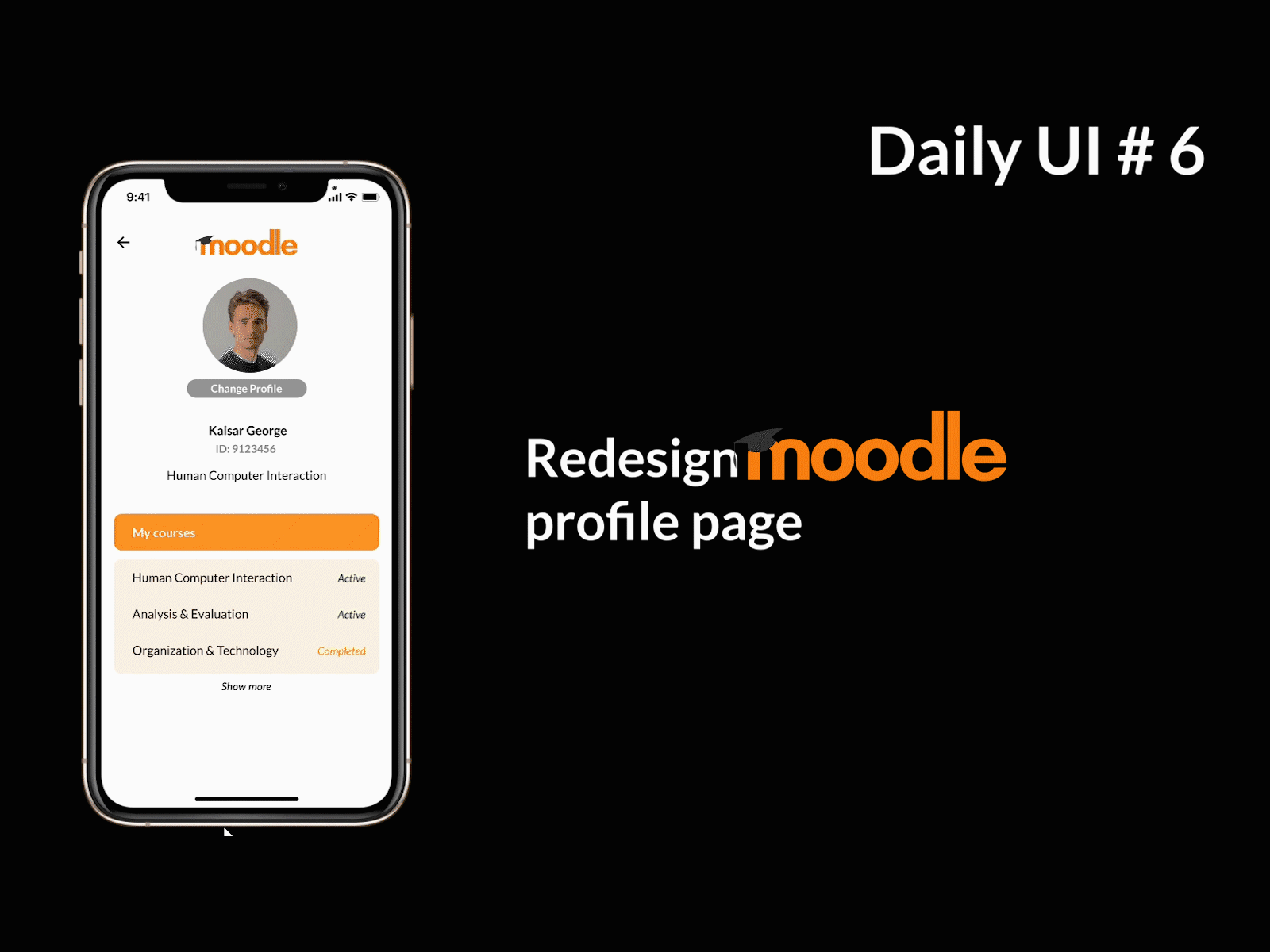 Daily UI #6 - User Profile daily ui profile profile page redesign ui ux