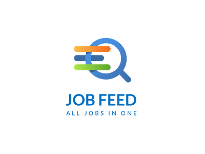Job Feed logo app branding icon logo