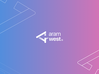 Aramwest logo branding branding creativity design identity logo