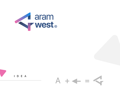 Aramwest logo branding design identity logo